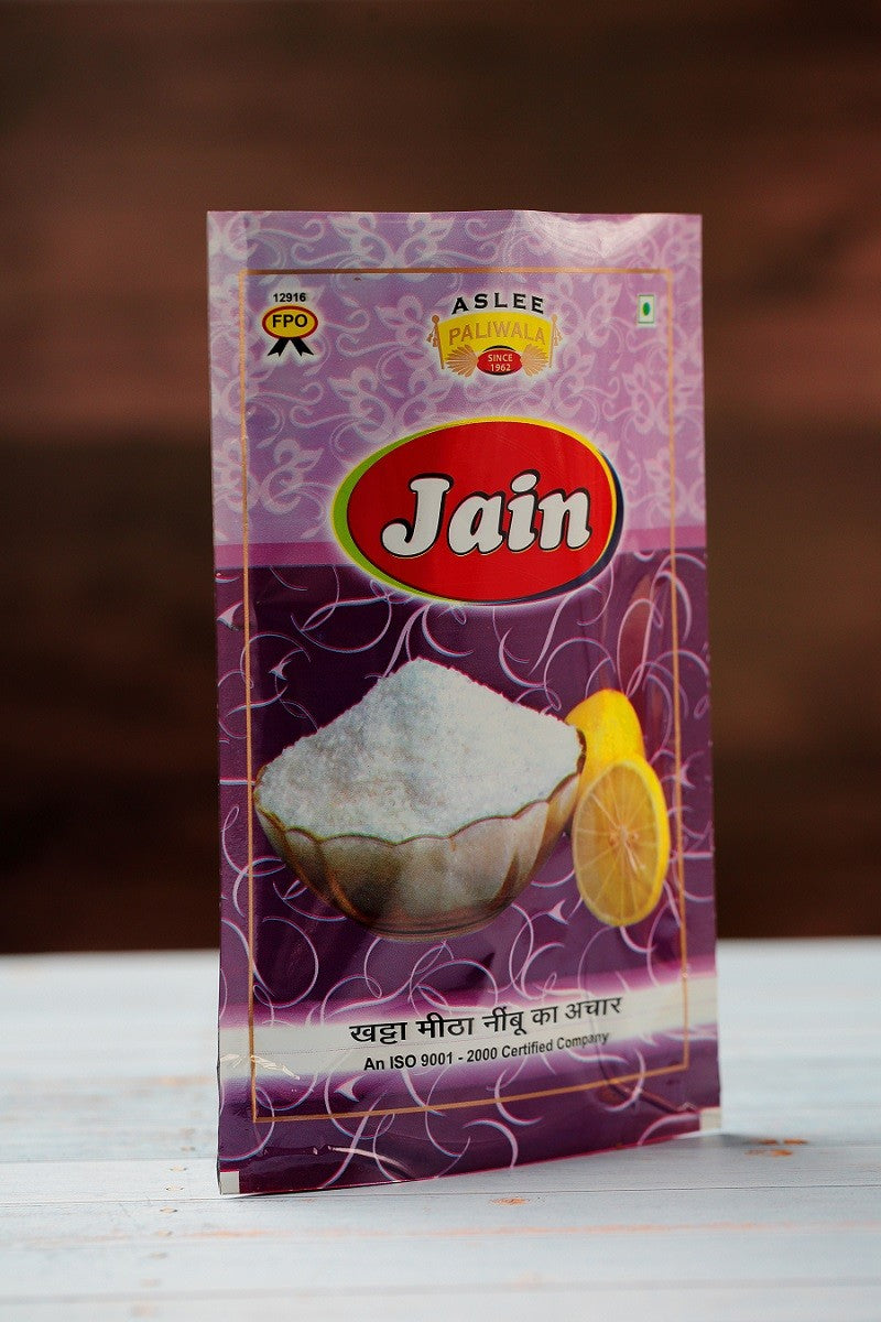 Aslee Paliwala Jain Pickles Lime Khatta-Mitha Pickle - 400 gms