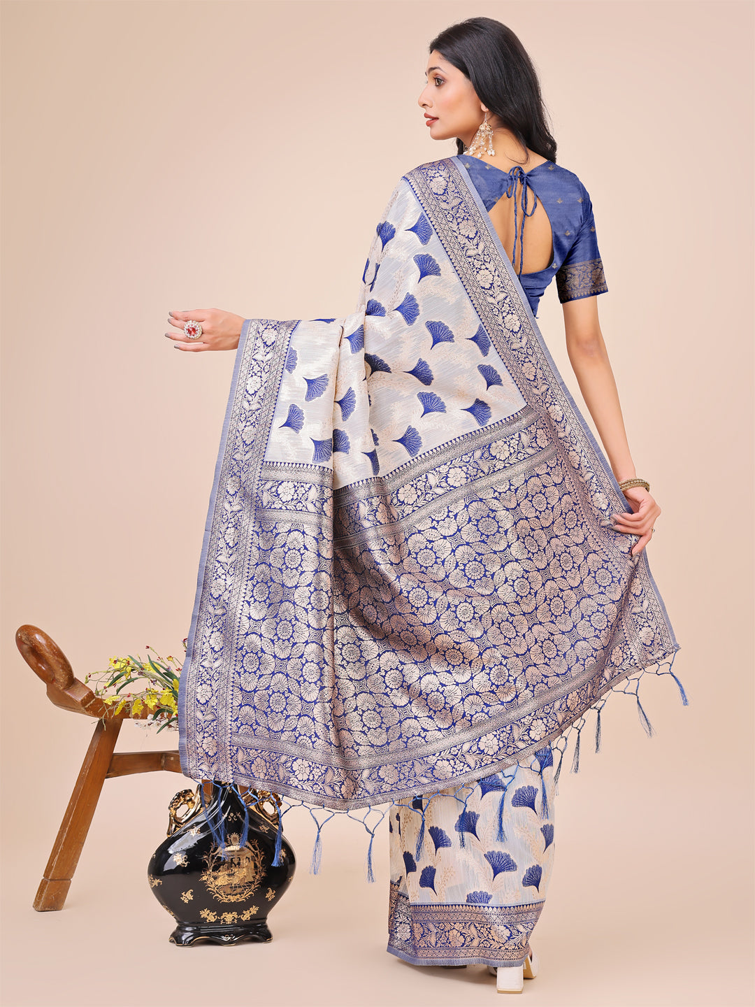 Zehra Zamin Linen Cotton Sarees Collection | Ready To Wear               SKU - ASLIQ1001 to 06