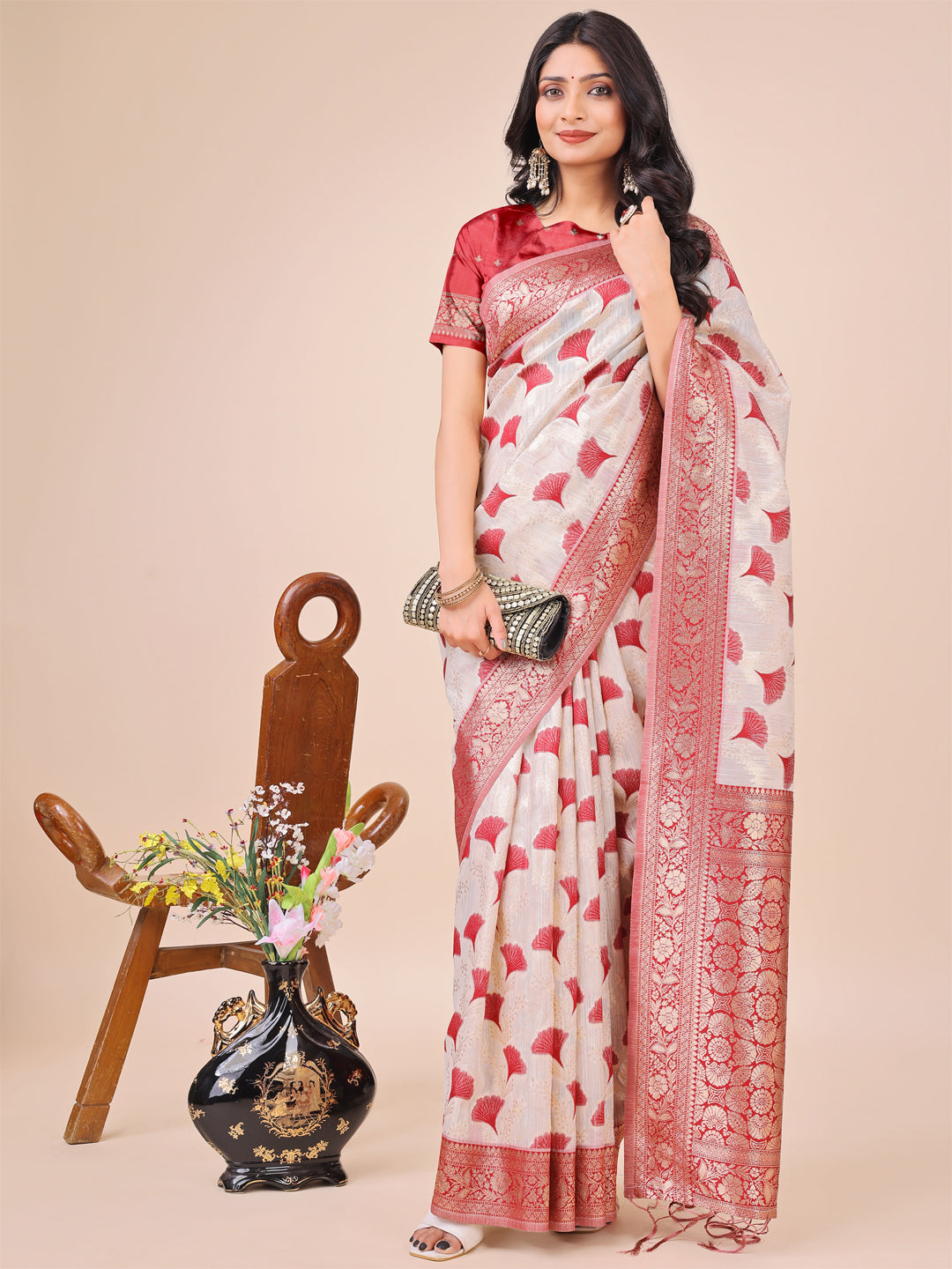 Zehra Zamin Linen Cotton Sarees Collection | Ready To Wear               SKU - ASLIQ1001 to 06
