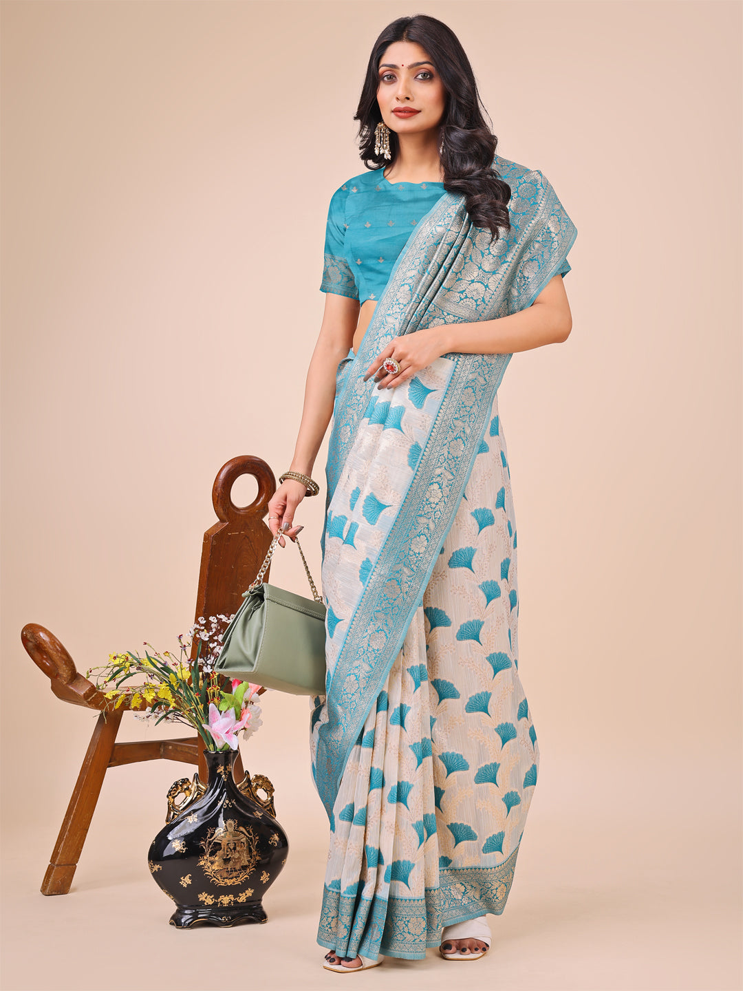 Zehra Zamin Linen Cotton Sarees Collection | Ready To Wear               SKU - ASLIQ1001 to 06