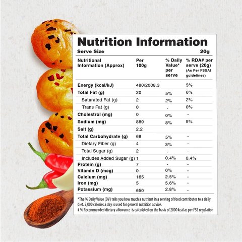 MOM - Meal Of The Moment Mast Masala Roasted Flavoured Makhana - 52 gms
