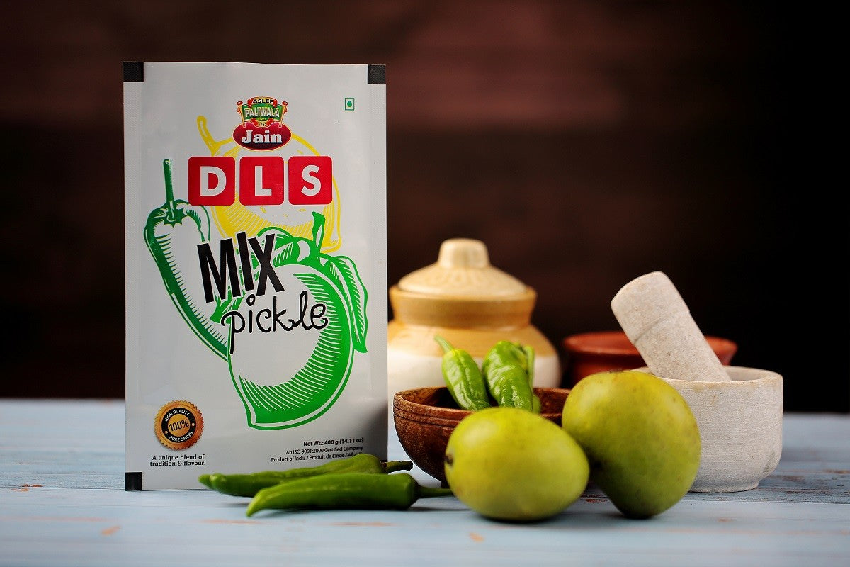 Aslee Paliwala Jain Pickles Mix Pickles - 400 gms