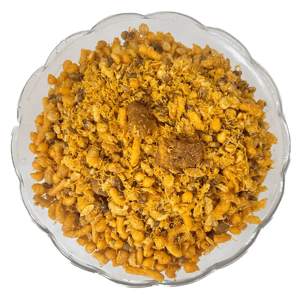 Bhole G Namkeen & Wafers Nadiyadi Mix - 400 gms