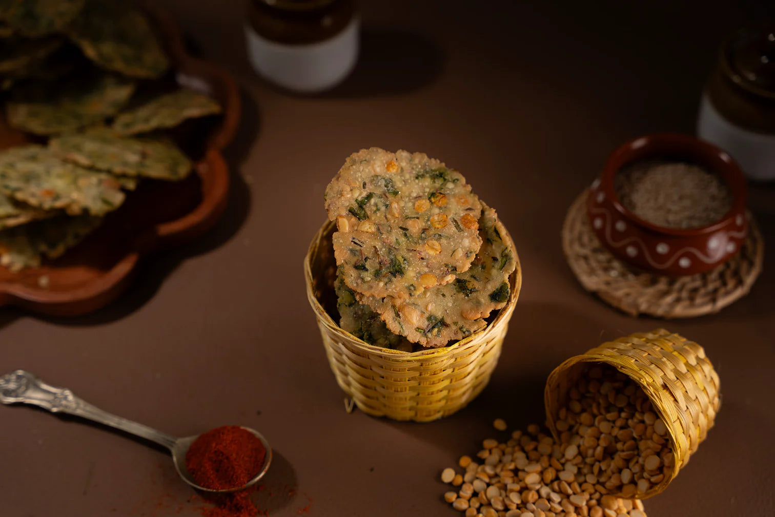 Pothgaal Sweet Palak Chekkalu - 250 gms