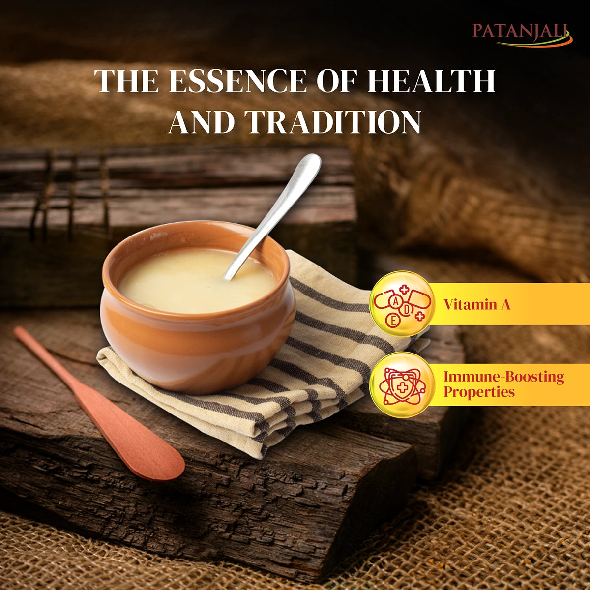 Patanjali Cow's Ghee (PET Jar) -500ml