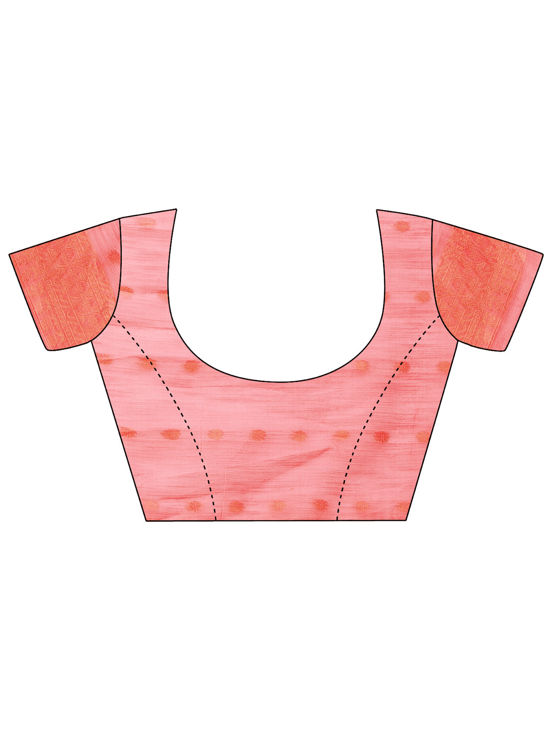 Beautiful Roop Rangrez Saree | Peach Color | Ready To Wear                         SKU-ASNAZ2003