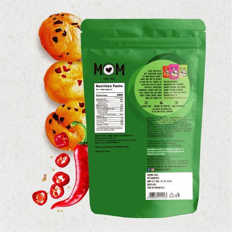 MOM - Meal Of The Moment by Peri Peri Roasted Makhana - 52 gms