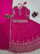Pink Color Simran Silk Stitched Top With Lehenga Dupatta | Ready To Wear