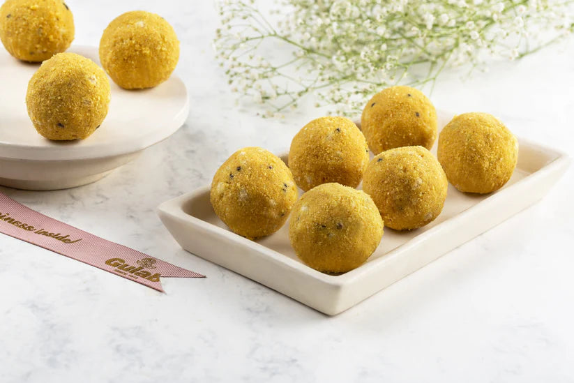 Gulab Sweets Plain Besan Laddu - 500 gms