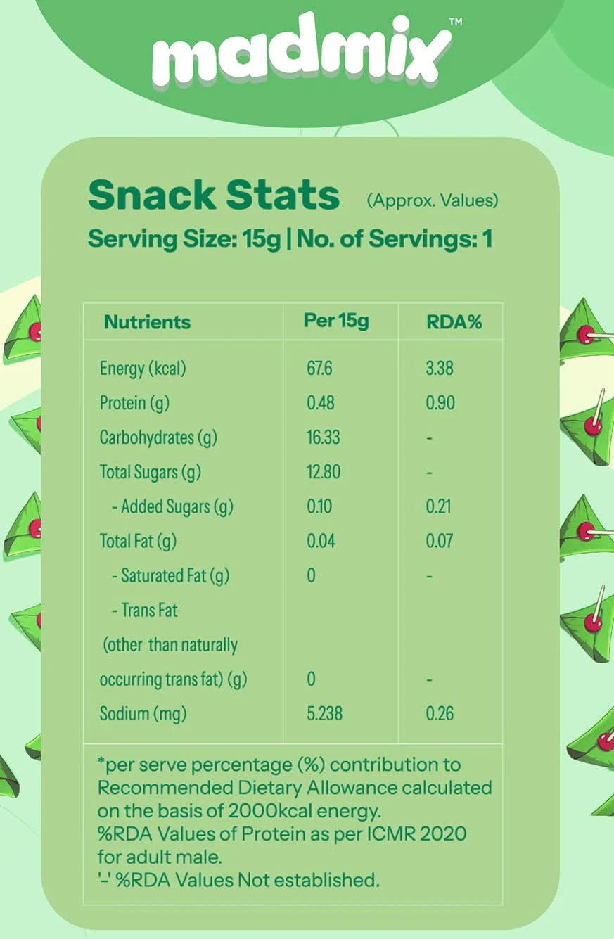 Madmix Raisin - Paan Pop 10 x 15 gms - 150 gms