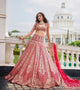 Wedding Wear Satin Silk Heavy Embroidered Lehenga Choli | Ready To Wear