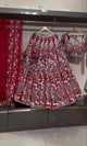 Party Wear Red Color Soft Net Embroidered Lehenga Choli | Ready To Wear