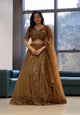 Rust Color Sequence Work Soft Net Lehenga Choli | Ready To Wear