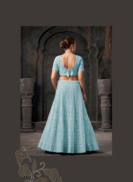 Latest Premium Net With Zarkan Lehenga Collection | Ready To Wear       Code-9011 To 9011C