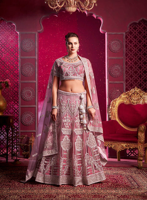 Latest Premium Net With Codding Sequance Lehenga | Ready To Wear                    Code-9017