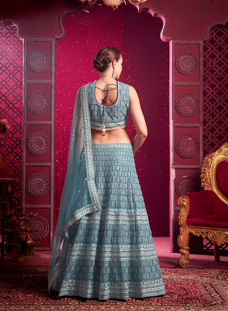 Special Premium Net With Sequance Lehenga | Ready To Wear                                  Code-9019