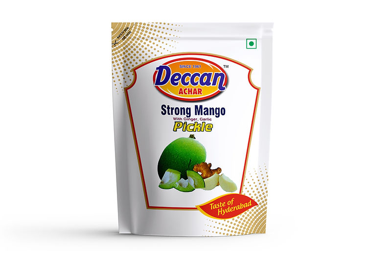 Buy Deccan Achar Strong Mango Pickle 500g | Bold Spicy Delight