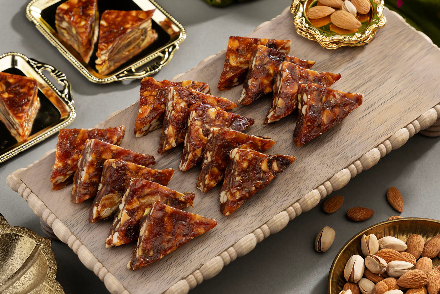 Pothgaal Sweet Sugar Free Dry Fruit Burfi - 500 gms