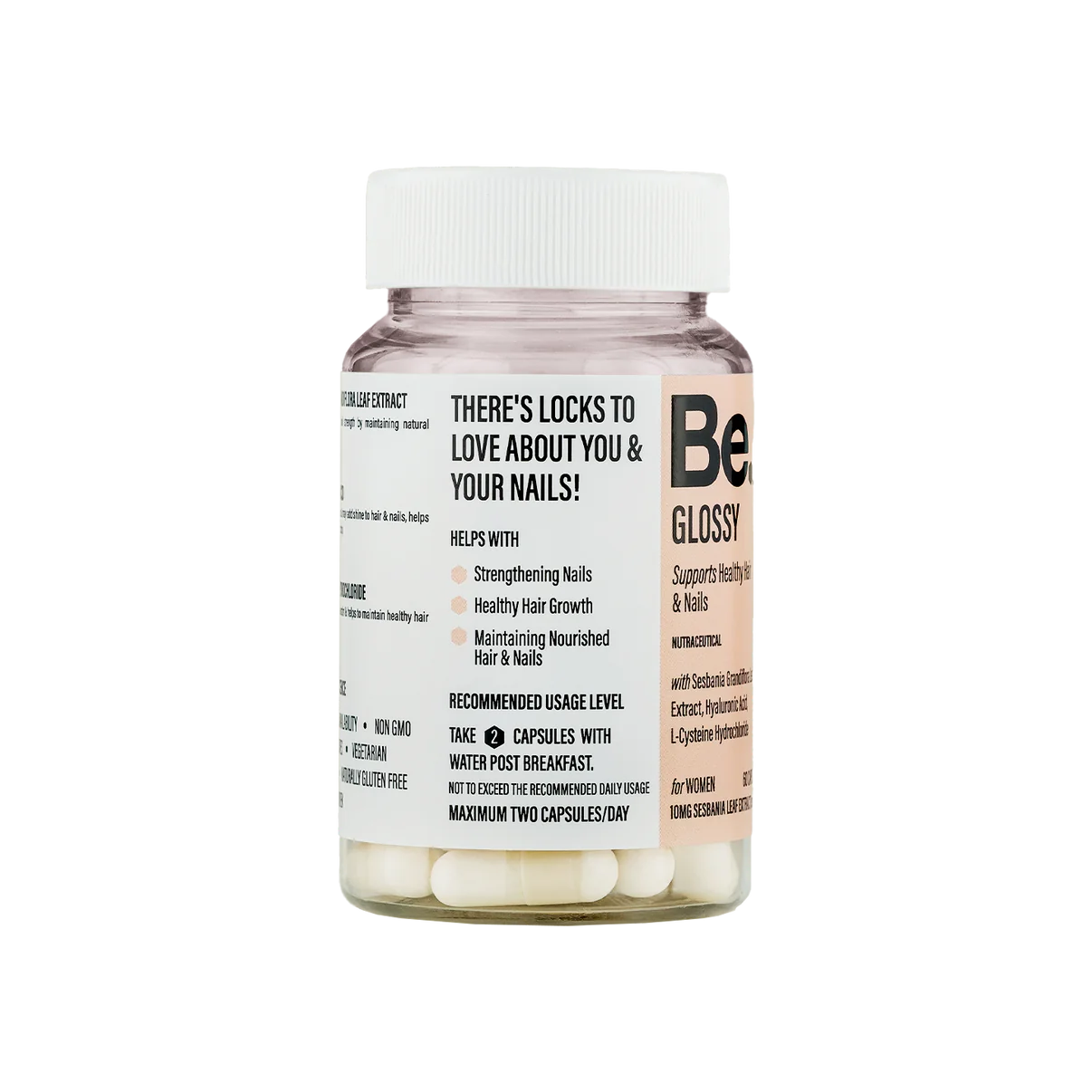The Be Life Support Healthy Hair & Nails - 60 Capsules