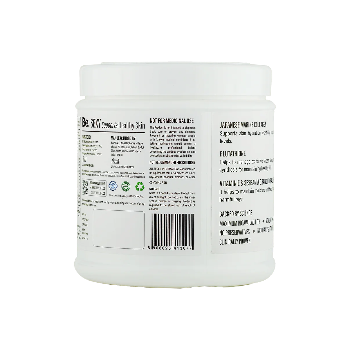 The Be Life Supports Healthy Skin - 300 gms