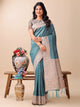 Palki Parampara Saree | Teal Color | Ready To Wear                                            SKU-ASMIS1007