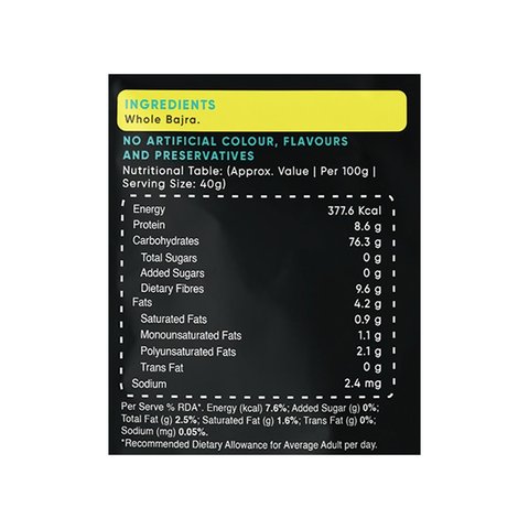 True Elements Whole Bajra/Pearl Millets - 500 gms