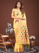 Mehfil Manjari Saree | Yellow Color | Ready To Wear                                       SKU-ASSAAN1003