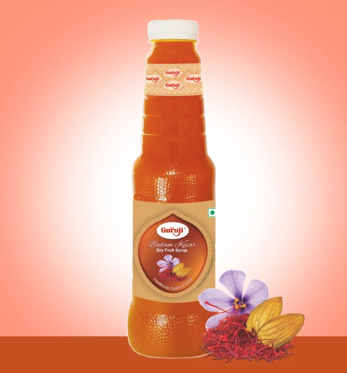 Shree Guruji Badam Kesar - 750 ml