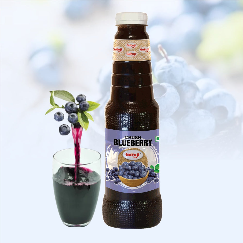 Shree Guruji Blueberry Crush - 1 Ltr