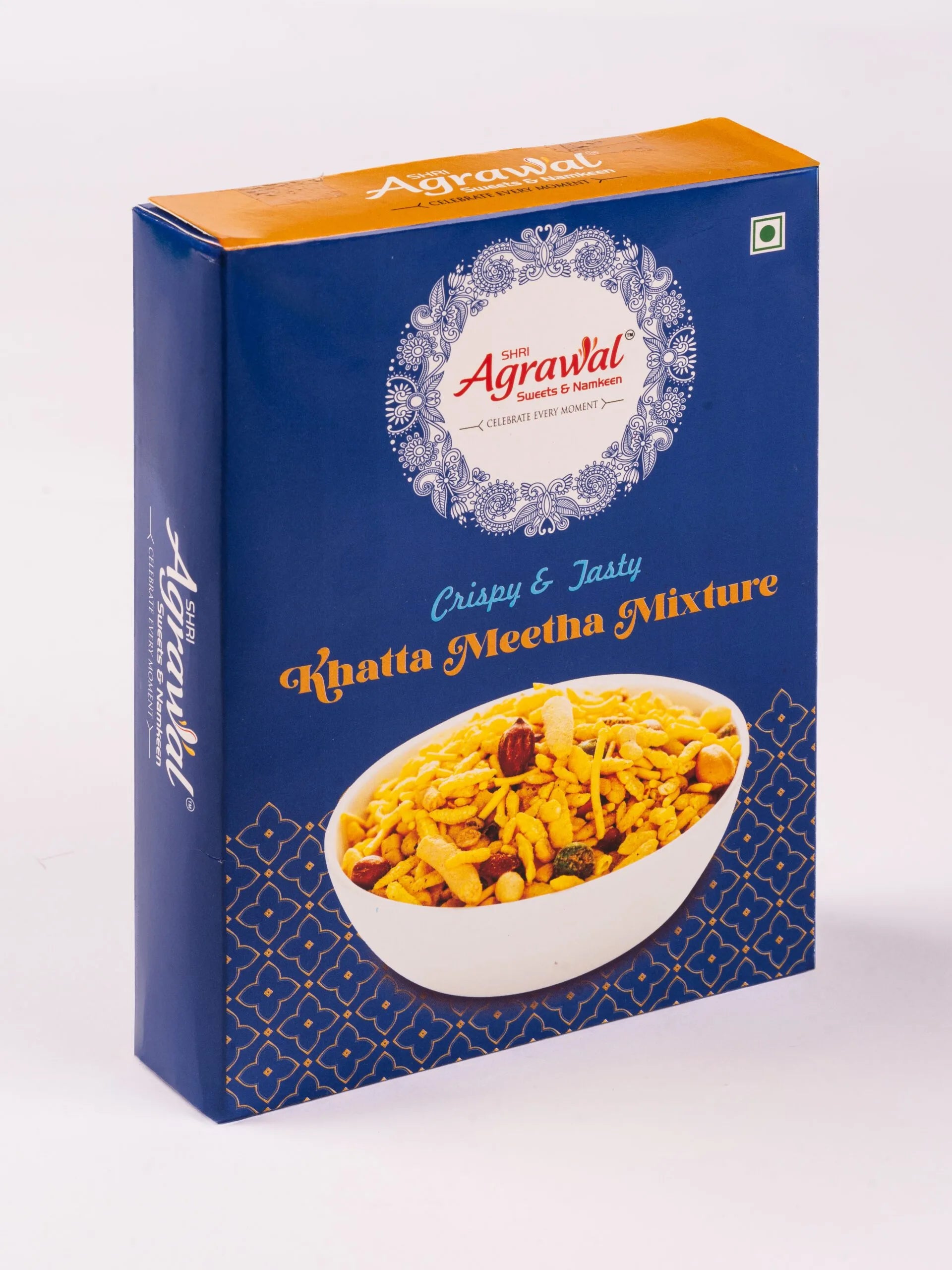 Shri Agrawal Sweets & Namkeen Khatta Meetha Mixture - 500 gms