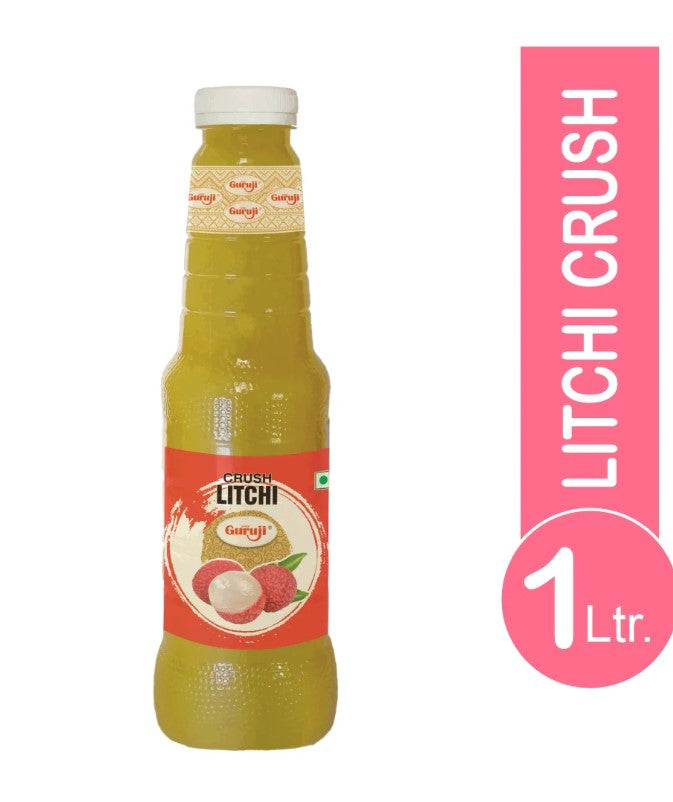 Shree Guruji Litchi Crush - 1 Ltr