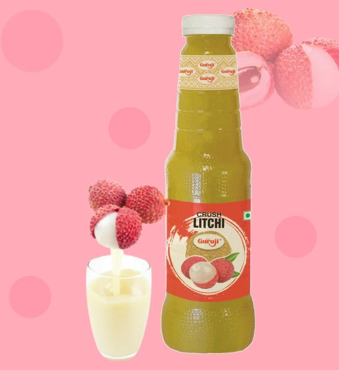 Shree Guruji Litchi Crush - 1 Ltr