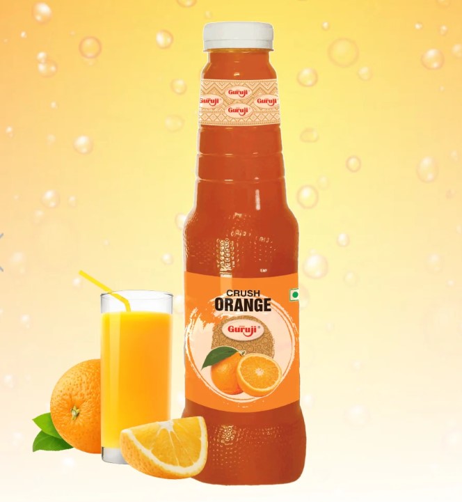 Shree Guruji Orange Crush - 1 ltr