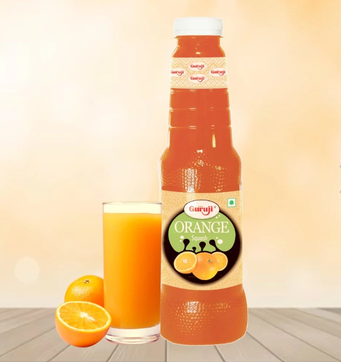 Shree Guruji Orange Squash - 750 ml