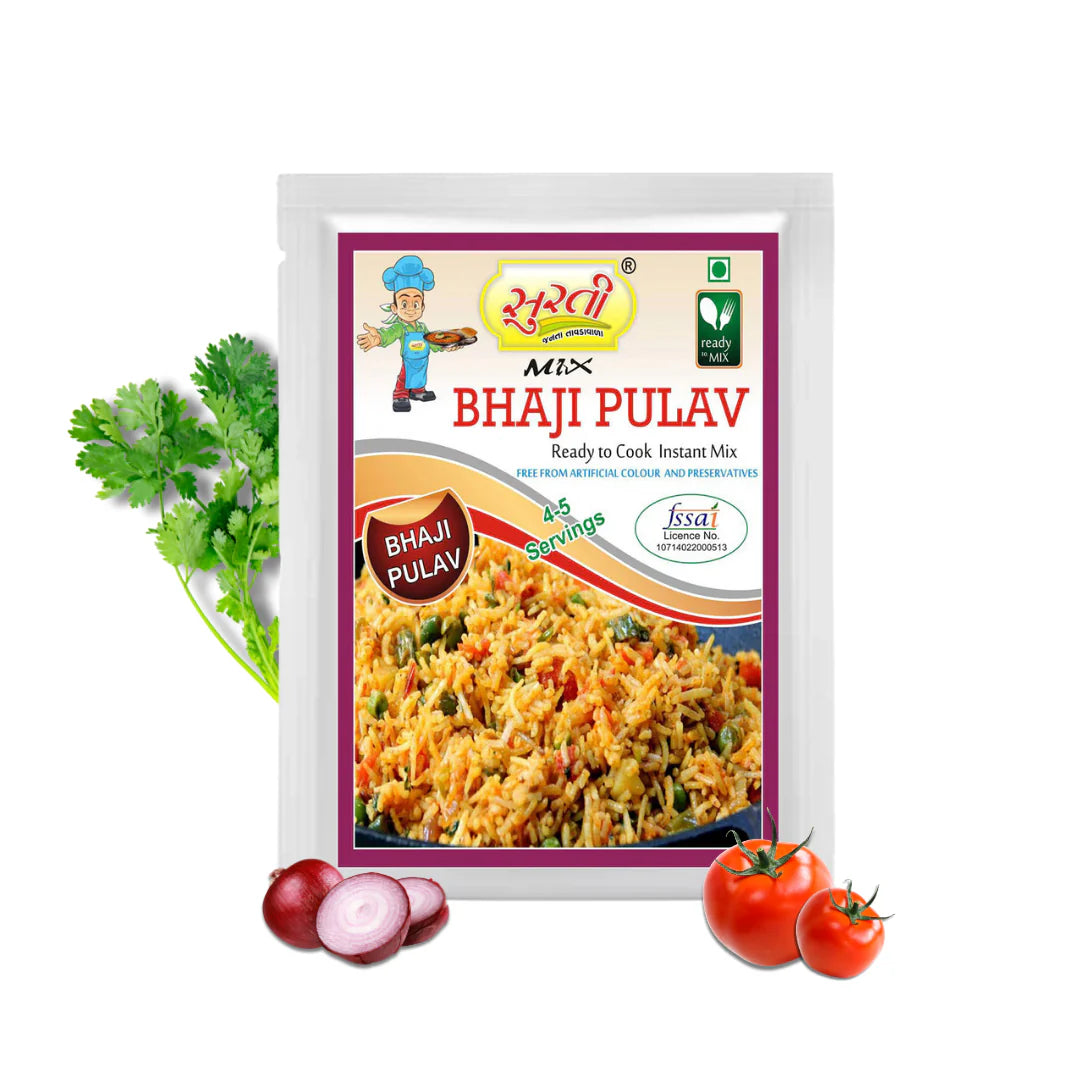 Surtimix Bhaji Pulav Masala | Ready To Eat 200 gms
