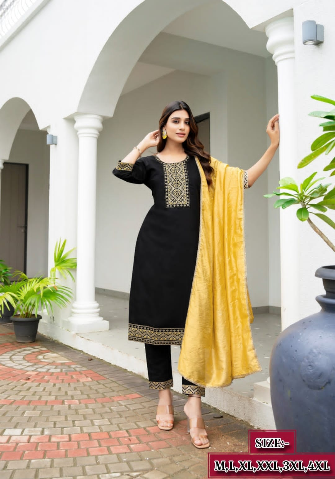 Classic Vermillion Vibe Kurta Set | Ready To Wear