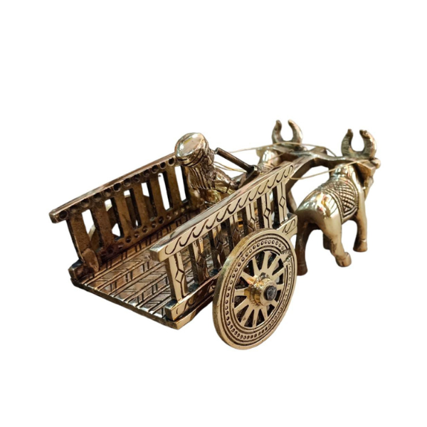 Brass Bullock Cart Showpiece, Showpiece for Decor