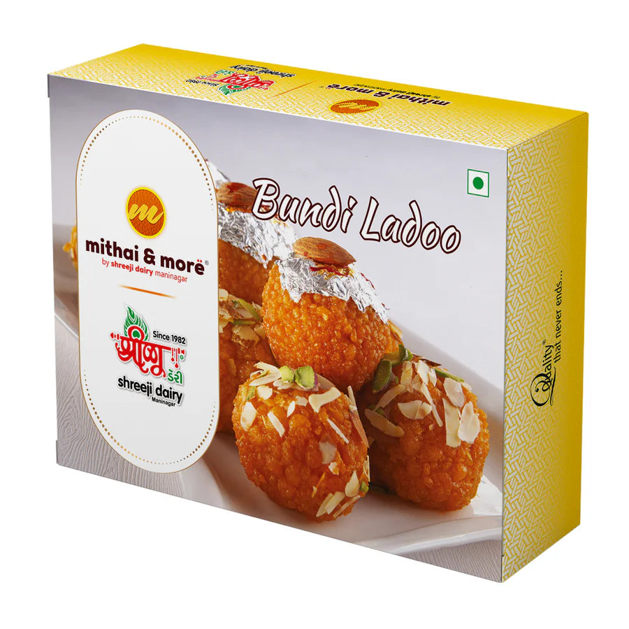 Mithai & More Bundi Ladoo 250 gms And 500 gms - India shopping