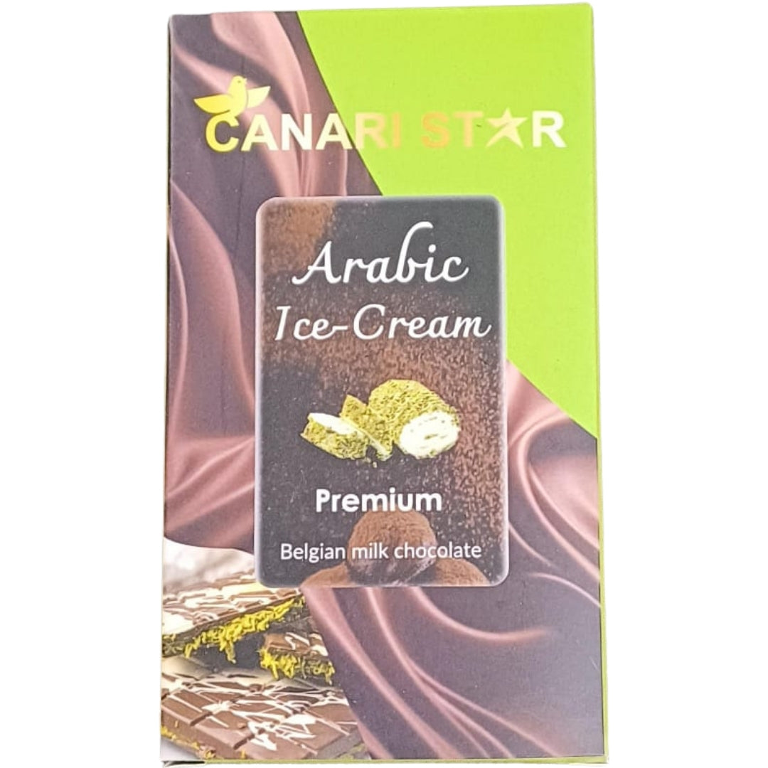 Canari Star Kunafa Arabic Ice Cream Chocolate Bar - 90 gms