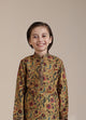 Manyavar Boys Mustard Yellow Bel Buti Patterned Kurta Set