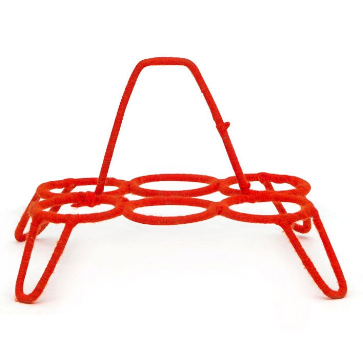 Tea Glass Stand Chika : Orange