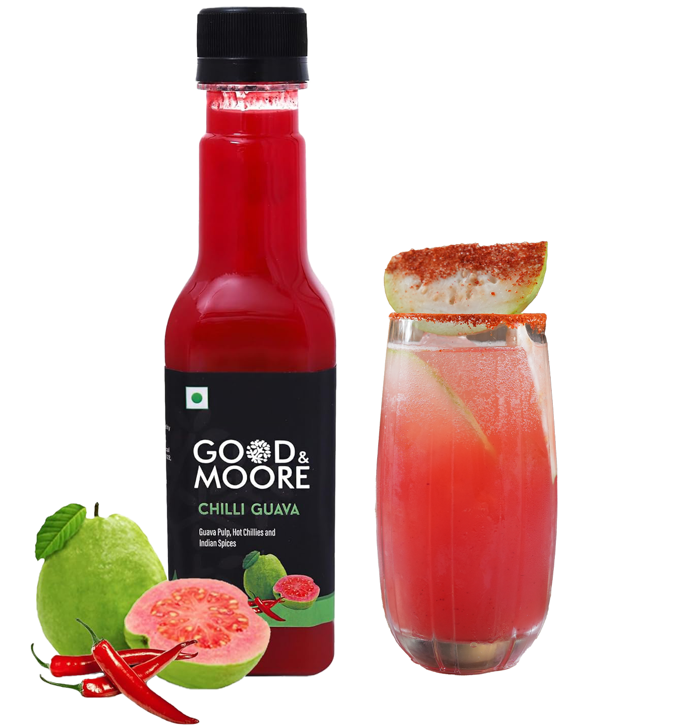 Good & Moore Chilli Guava Syrup |250 ML | 750 ML