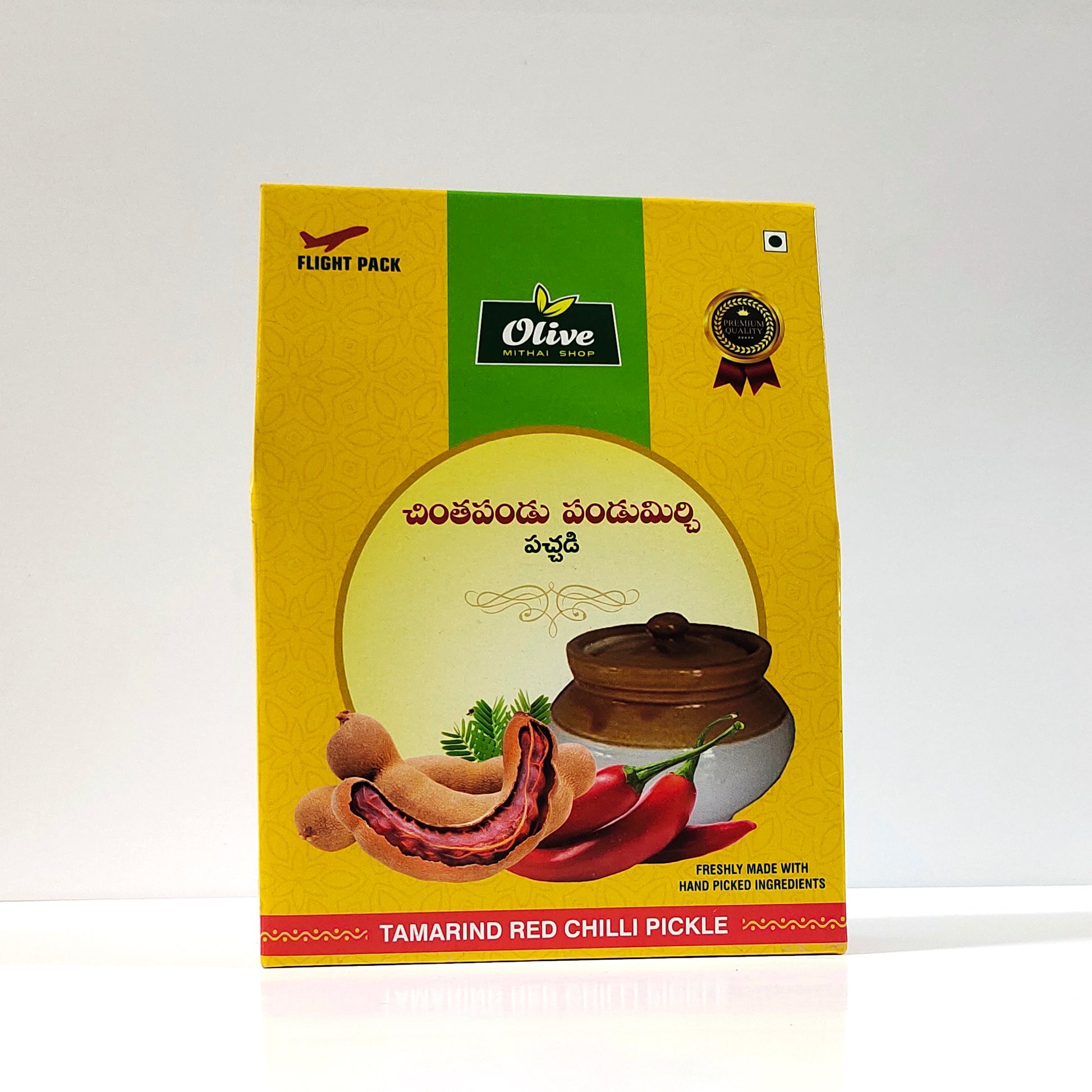 Olive Mithai Shop Chintakaya Redchilli Pickle  500 gms