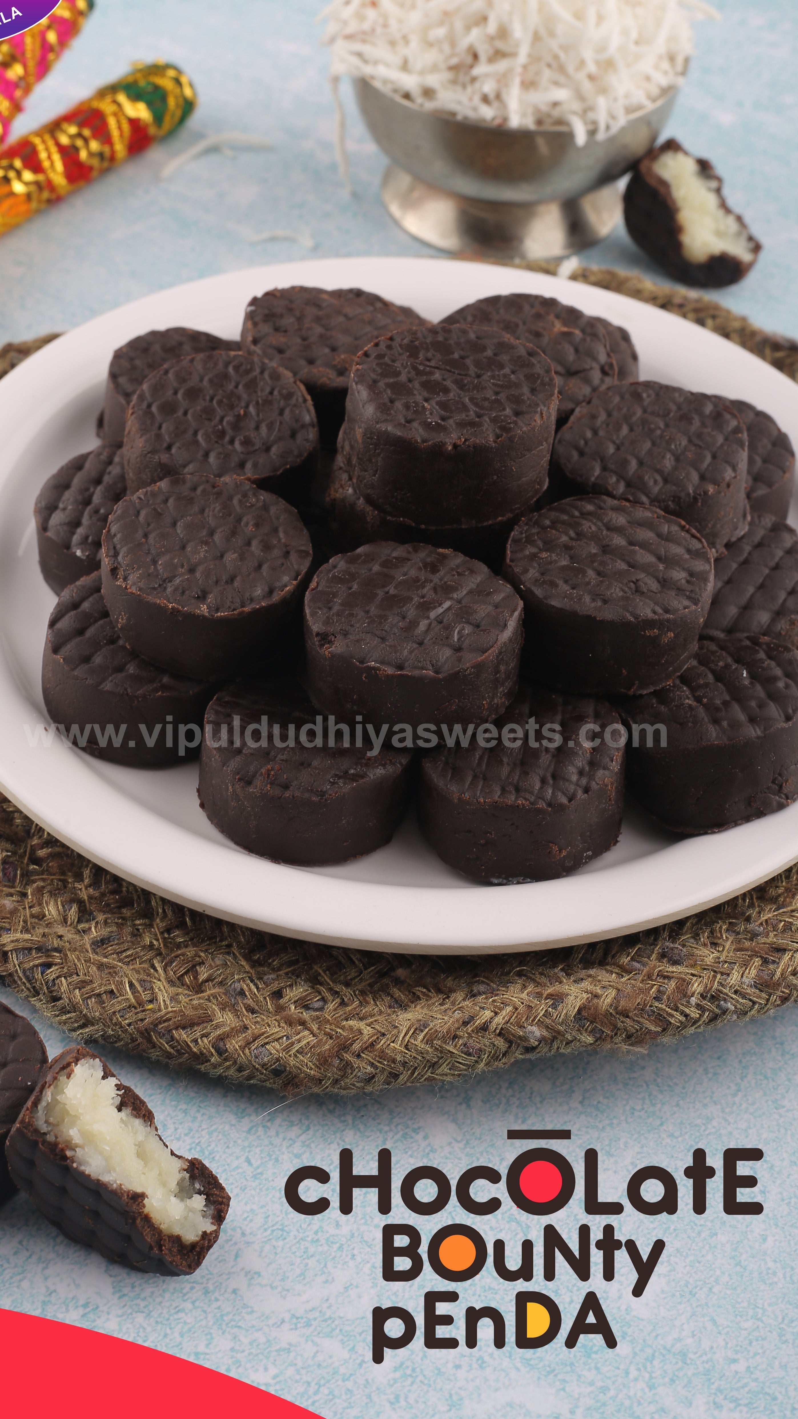 Vipul Dudhiya Prasadiya Chocolate Bounty - 500 gms - India shopping