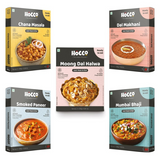 Hocco Ready to Eat Combo of 5 | Just Heat & Eat | No Added Preservative& Colours | Meal Ready in 5 Minutes