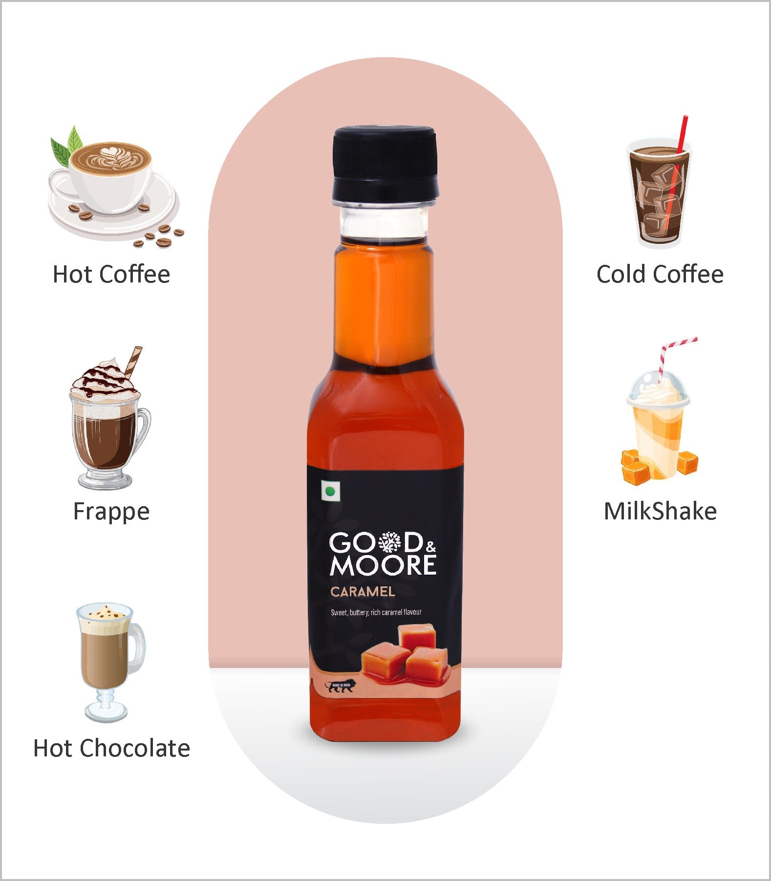 Good & Moore Caramel Syrup |250 ML | 750 ML