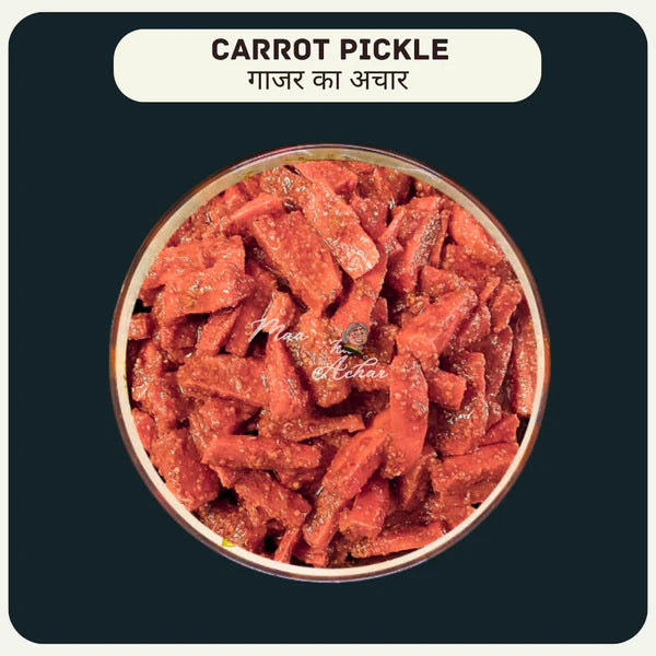 Maa Kaa Achar Home Made Carrot Pickle - 350 Gms