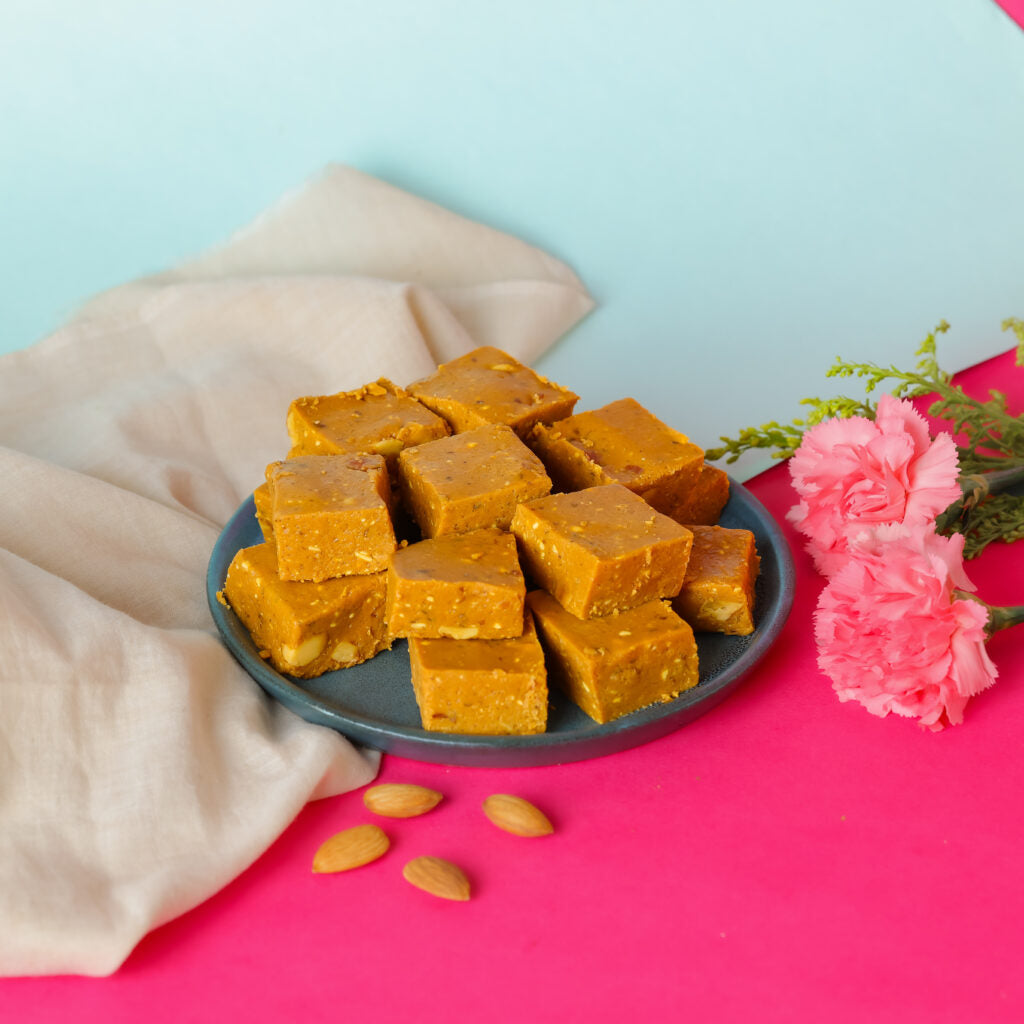 Bharat Sweets Chana Badam Burfi  -  500 gms