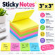 Colorful Sticky Notes Pad – Self-Adhesive Memo Notes for Office, School & Home (3