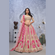 Beautiful Organza Silk Intricate Paisley Motifs Traditional Embroidered Wedding Lehenga Choli With Soft Net Dupatta | Ready To Wear